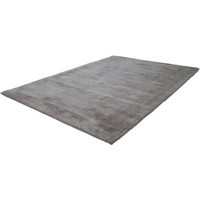 Teppich OBSESSION "My Maori 220", silber (silberfarben), B:80cm H:13mm L:150cm, Viskose, Teppiche, Uni-Farben, Material: 100% Viskose, handgewebt, große Farbauswahl Image