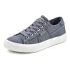 Sneaker ELBSAND "Schnürschuh", Damen, Gr. 36, blau, Obermaterial: 100% Textilmaterial. Futter: 100% Textilmaterial. Decksohle: 100% Textilmaterial. Laufsohle: 100% Synthetik, used, unifarben, casual, Schuhe, Schnürhalbschuh, Freizeitschuh aus...