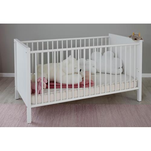 Babybett TRENDTEAM ""Ole"" Babybetten Gr. Liegefläche B/L: 70 cm x 140 cm, kein Härtegrad, weiß Baby