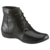 Schnürboots JOSEF SEIBEL "Naly 09", Damen, Gr. 44, schwarz, Leder, sportlich, Schuhe, Komfortschuh, Stiefelette mit gepolsterter Innensohle