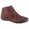 Schnürboots JOSEF SEIBEL "Fergey 18", Damen, Gr. 38, rot (bordeaux), Nubukleder, used, sportlich, Schuhe, Komfortschuh mit Wechselfußbett