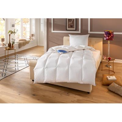 Daunenbettdecke HANSE BY RIBECO "Lina", weiß, B:155cm L:220cm, Füllung: 90% Daunen, 10% Federn, Bettdecken, Hochwertiges Naturprodukt Image
