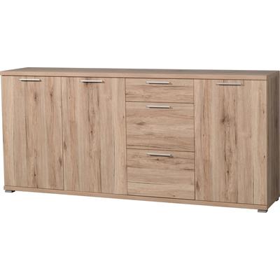 Sideboard GERMANIA "Top", braun (eichefarben), B:192cm H:88cm T:40cm, Sideboards, Breite 192 cm