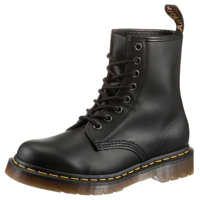 Schnürstiefel DR. MARTENS "1460 8 Eye Boot", Damen, Gr. 37, schwarz, Nappaleder, unifarben, modisch, Schuhe, Festival, B