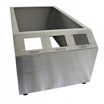 CookTek 302050 Countertop Housing for IHW Drop In Models w/ 3 Control Panels - Stainless Steel