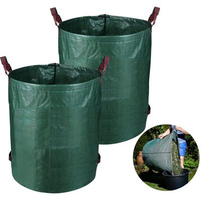 Swanew - Gartensack Gartenabfallsäcke xxl Rasensack Rasen Behälter Laubsack 272L Gartenabfallsäcke Image
