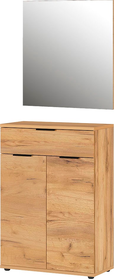 Garderoben-Set GERMANIA "GW-Fremont", braun (navarra, eiche, nachbildung), Kastenmöbel-Sets Image