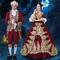 Paare Rokoko Barock viktorianische Verkleidung Outfits Halloween Gruppe Paare Kostüme Prinzessin Prinz Männer Frauen Halloween Performance Party Maskerade