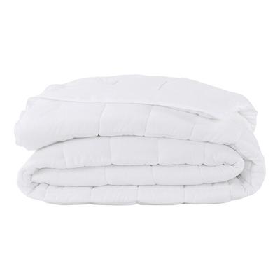 Berkshire Hospitality LiteLuxe 100" x 84" King Size True White 100% Polyester Comforter - 4/Case