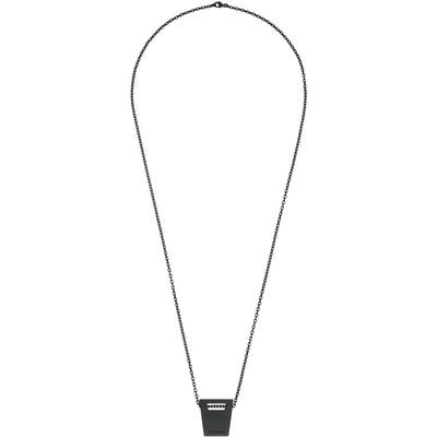 Dogtag Necklace - Black - Rick Owens Necklaces