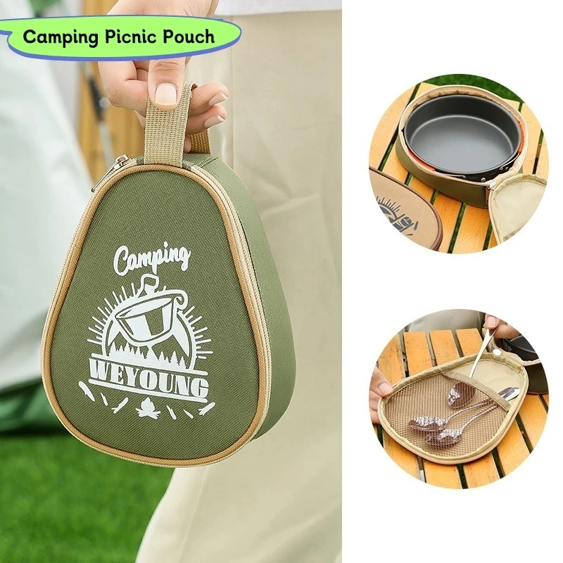 Sierra Bowl Aufbewahrung tasche Oxford wasserdichte Geschirr becher Trage tasche Veranstalter Outdoor Camping Reise Grill Picknick beutel