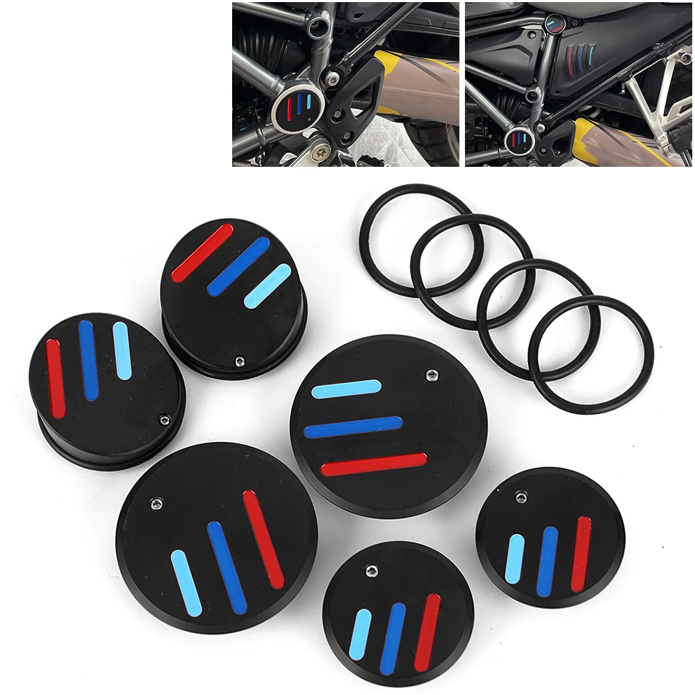 Rahmen Schwinge Loch abdeckung Stecker Dekor Kappe für BMW R1200gs lc R1250gs R 1200 gs 1250 gs lc Abenteuer r1200 r1250 gs lc adv Image