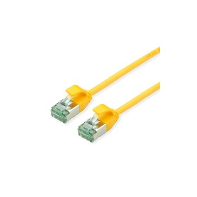 ROLINE RM U/FTP DataCenter Patchkabel Kat.6A (Class EA), slim, gelb, 0,3 m Image