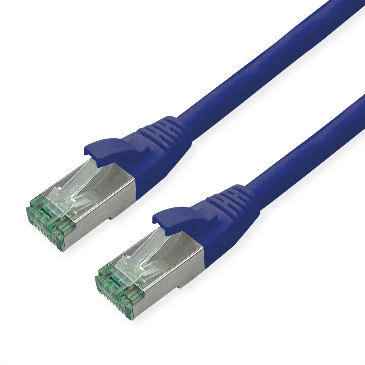 ROLINE RECYCLED MATERIAL ROLINE RM Patchkabel Cat.6A S/FTP (PiMF), blau, 3 m Image