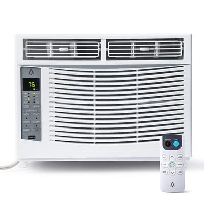 6,000 BTU Smart Window Air Conditioner - Cool up to 250 Sq. Ft. with Remote Control and WiFi