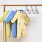 10Pcs Baby Hangers Non-slip Rubber Coating Kids Clothes Hangers Metal Infant Hangers For Toddler