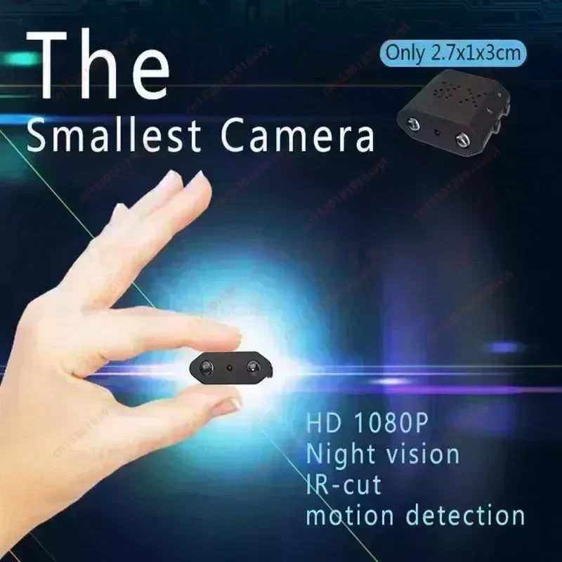 Le plus petit Mini caméra HD 1080P Invisible Espia Cam infrarouge-CUT Vision nocturne Micro caméscopes détection de mouvement enregistreur vidéo DV