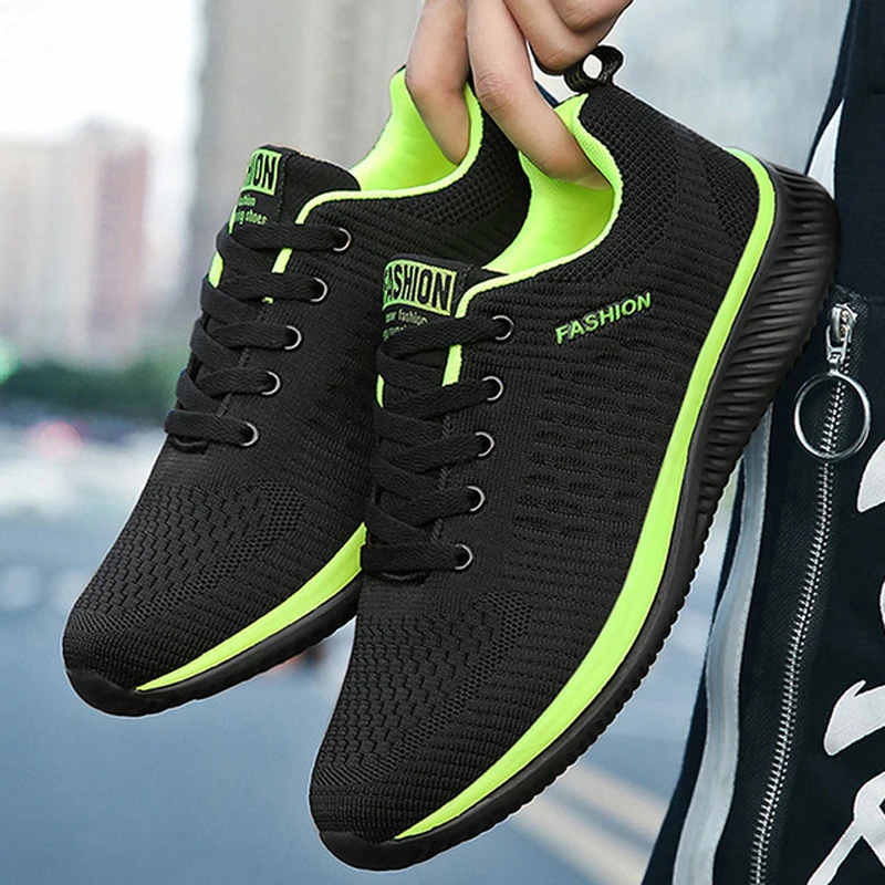 Yrzl Männer laufen Walking Mesh Schuhe Mode Casual Sneakers atmungsaktive Sport sportliche leichte Männer Sneakers Freizeit schuhe Image
