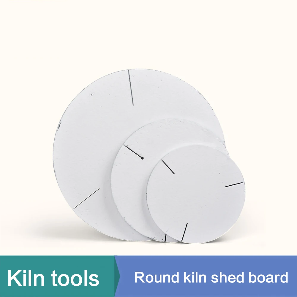 Keramik ofen Brenn werkzeuge runde Schuppen platte Siliziumkarbid-Trägerplatte Keramik-Ton-Brenn-Trägerplatte Säulen ofens äule