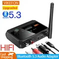 NUOVO Ricevitore Audio Bluetooth 5.3 USB U-Disk Play 3.5MM AUX Jack RCA Adattatore Wireless In Fibra Ottica Per Auto Kit Altoparlante amplificatore