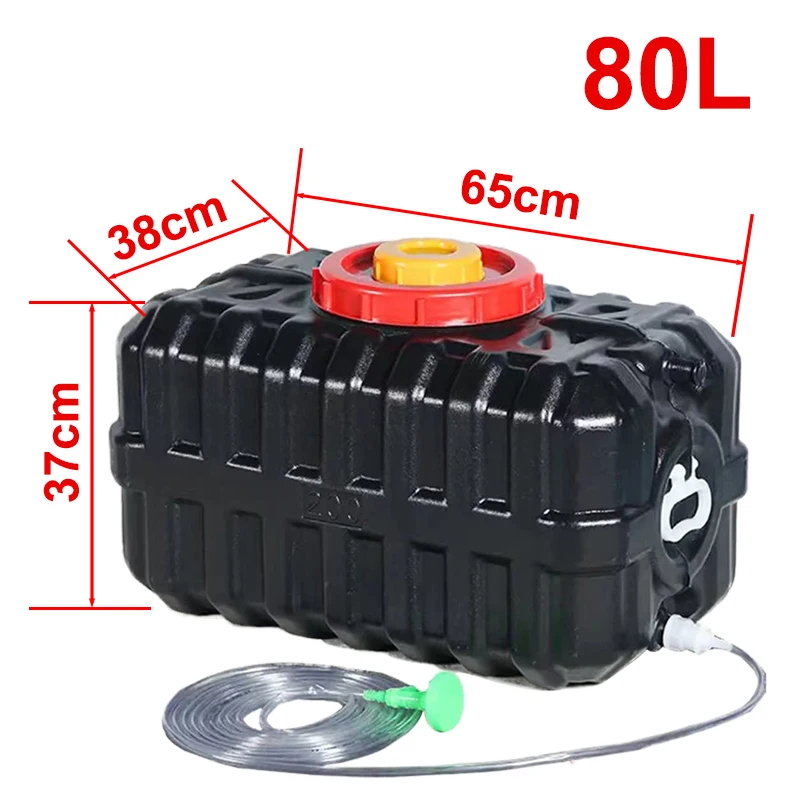 80l verdickter Trocknungs eimer in Lebensmittel qualität schwarzer Badet ank Solar warmwasser kasten Sommer badeeimer Wassertank Haushalts wassersp eicher Image