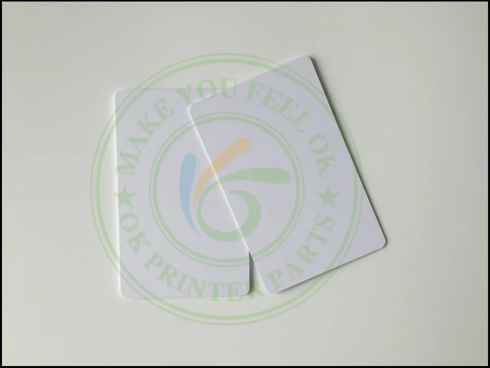 230 PC Weiße Leere inkjet druckbare PVC Karte Wasserdichte kunststoff ID Karte visitenkarte kein chip für Epson für Canon inkjet drucker Image