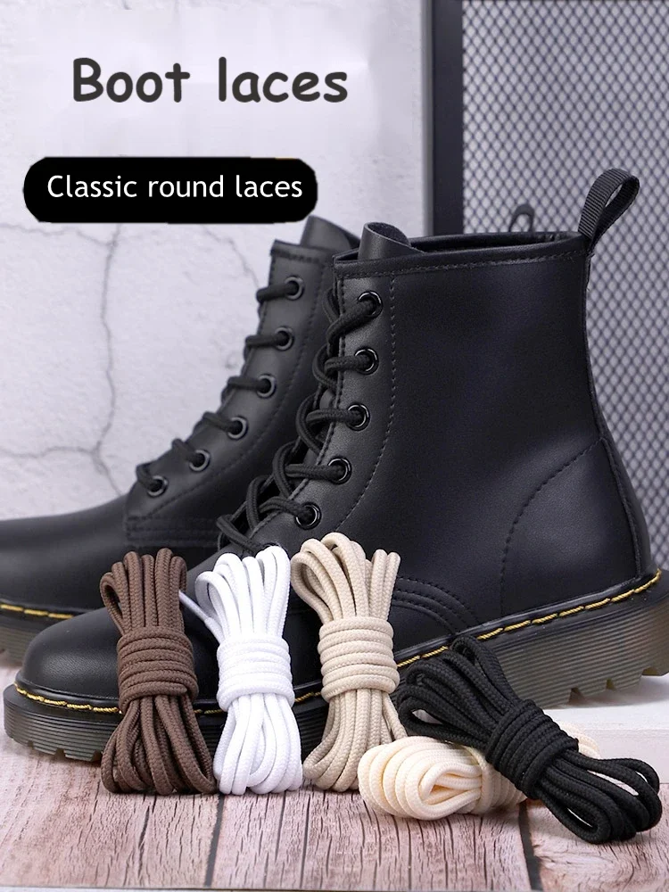 Mode runde Schnürsenkel solide klassische Stiefel Schnürsenkel lässige Turnschuhe Schnürsenkel für Schuhe 90cm/120cm/150cm 21 Farben Schnürsenkel