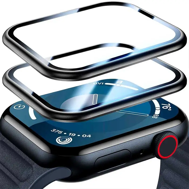 Displays chutz folie für Apple Watch Serie 9-8-7-6 5 4 se ultra-2 49mm 45mm 41mm 40mm 44mm 3d (nicht gehärtetes Glas) Film zubehör Image