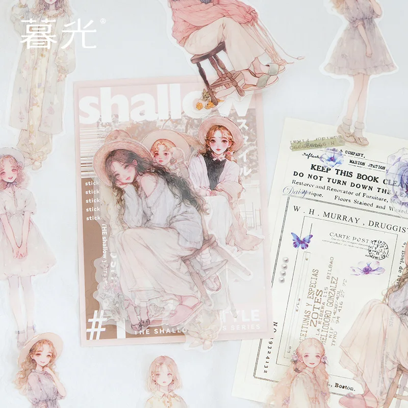 30 stücke/1 los Kawaii Scrapbook Aufkleber langsam Scrapbooking Liefert Planer Dekorative Handwerk Schreibwaren Aufkleber Image