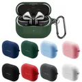 Custodia in silicone per Samsung Galaxy Buds 3 / Buds 3 Pro Auricolari Accessori Custodia antiurto Portachiavi antipolvere Coque Capa Fundas