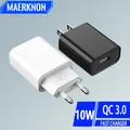 Caricatore USB da 10 W 5 V 2A Adattatore per caricabatterie per telefono cellulare a ricarica rapida per iPhone Samsung Xiaomi Huawei Caricatore da muro portatile con spina UE/USA