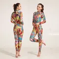 Muta intera da donna, Neoprene Premium, muta fioriata, XS, S, M, L, XL, XXL, 3mm