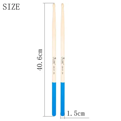 SLADE 1 Pair 5A Maple Drumsticks Professional Wooden Percussion Accessories 5 Colors Drum Mallets