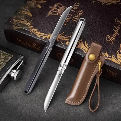Mechanical rotating folding knife outdoor portable small knife fruit knife window breaker sharp