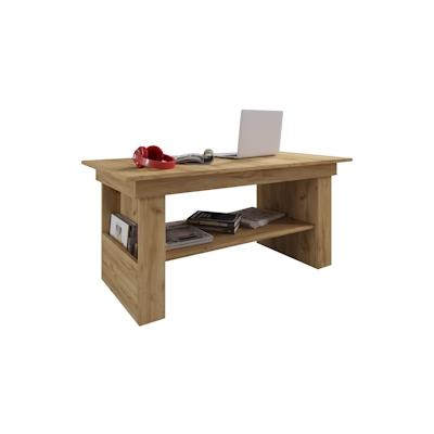 VCM Holz Sofatisch Couchtisch Kobila Honig-Eiche