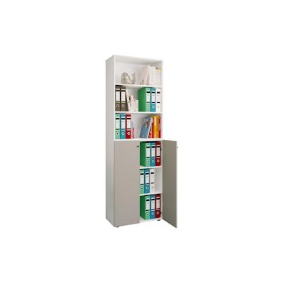 VCM Büroschrank Ulas Weiß / Grau Image