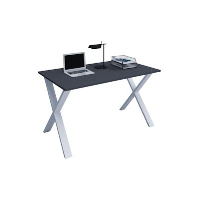 VCM Schreibtisch Lona Silber / Anthrazit H. 76 x B. 140 x T. 80 cm Image