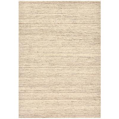 Wollteppich THEKO "Pure UNI", beige (natural beige), B:60cm H:14mm L:90cm, Schurwolle, Teppiche, Handwebteppich, meliert, reine Wolle, handgewebt Image