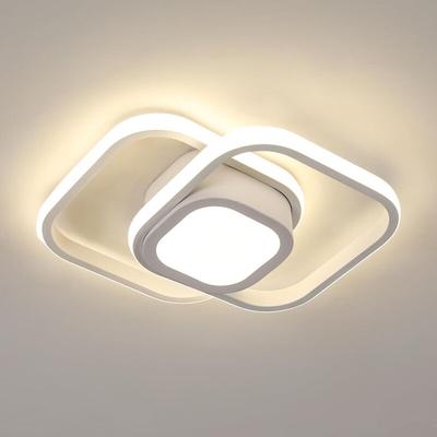 LED-Deckenleuchte, 32 w, 3600 lm, quadratische Aluminium-Deckenleuchte, 4500 k neutralweiße Image