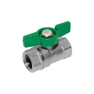 Trinkwasser Kugelhahn DN25 Schwermodell mit Flügelgriff 2x 1''IG dvgw R251WX025 - Giacomini Image