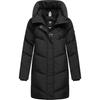 Kurzmantel RAGWEAR "Avelin", Damen, Gr. XS (34), schwarz, Obermaterial: 100% Polyester, Innenfutter: 100% Polyester, Wattierung: 100% Polyester, Basic, gerade ca. Mitte Oberschenkel, hoch geschlossener Ausschnitt, Langarm Ärmel ohne Ärmelschlitz...