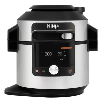 NINJA Multikocher "Foodi MAX 14-in-1 SmartLid Multikocher OL750EU", grau, B:25cm H:36cm T:26cm, Küchenmaschinen
