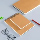 A4 A5 A6 Bobina a spirale vintage Carta Disegno Pittura Graffiti Copertina rigida Flip verticale Sketchbook Notebook Materiale scolastico per ufficio