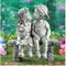 Sitting Fairy Statue Resin Garden Ornament Porch Sculpture Yard Craft Landscaping for Home Garden