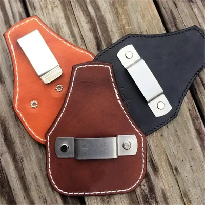 Electrician Tape Measure Leather Waist Pocket Pouch Belt Holder Plumber Carpenter for Standard Tape Measures Empty Tool Bag