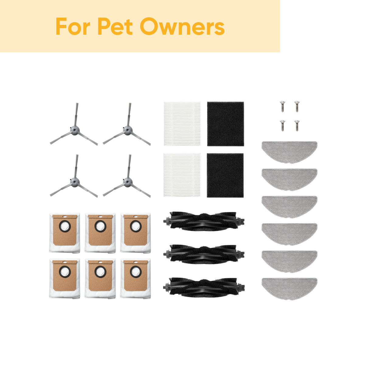 eufy L60 Hybrid SES Accessories Subscription Service -- Accessories Package (For Pet Owners Only)