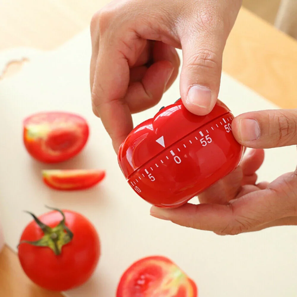Minuterie de tomate minuterie de cuisine électronique rappel Pomodoro compte à rebours mécanique alarme cuisine outil de cuisine minuterie de jeu minuterie horloge