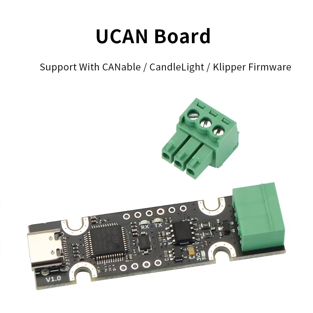 Toaiot UCAN Board-Unterstützung mit CANable / CandleLight / Klipper Firmware basierend auf STM32F072 USB-zu-CAN-Adapter 3D-Drucker Image