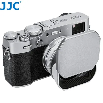 JJC LH-X100 Quadratische Gegenlichtblende Für FUJIFILM Fuji X100VI X100V X100F Kameras Gegenlichtblende Mit Kappe Und Adapter Ring Kamera Zubehör