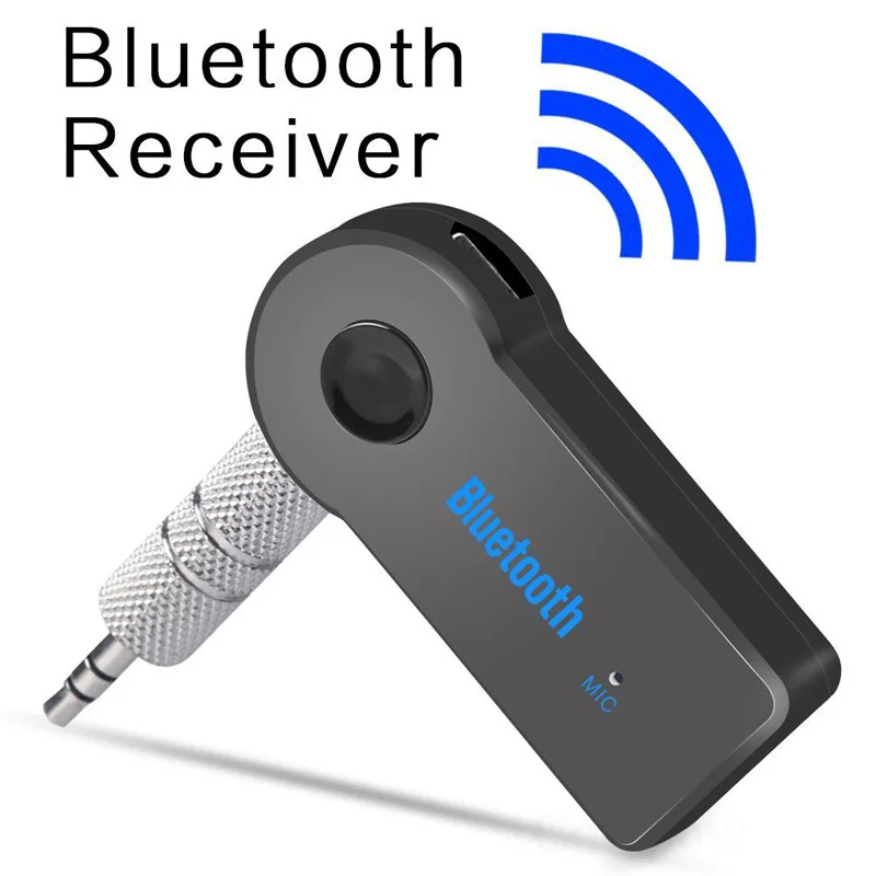 2 in 1 drahtloser Bluetooth 5.0-Empfänger 3,5-mm-Buchse für Automusik aux A2DP Kopfhörer-Sender adapter reciever hands free Image